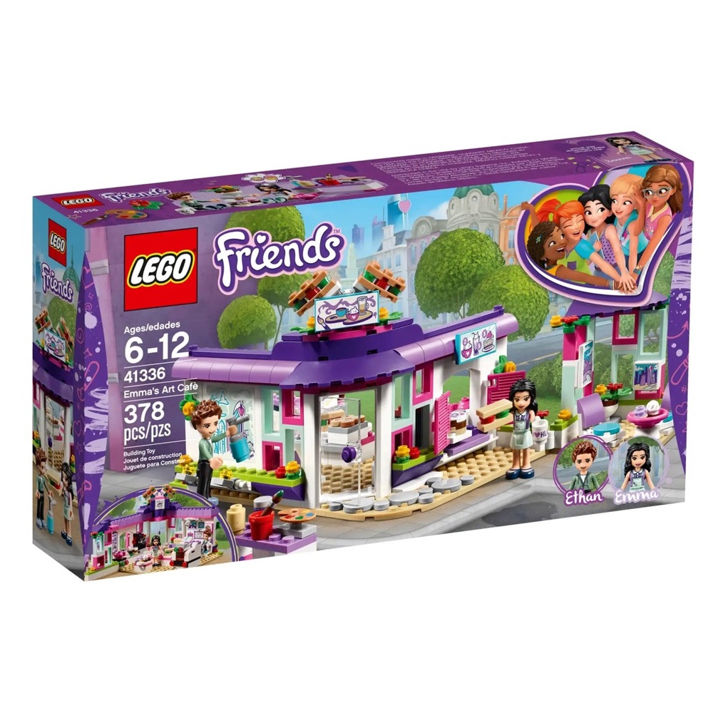 LEGO Friends Art Café Building Set with Purple and White Original In Box NIB